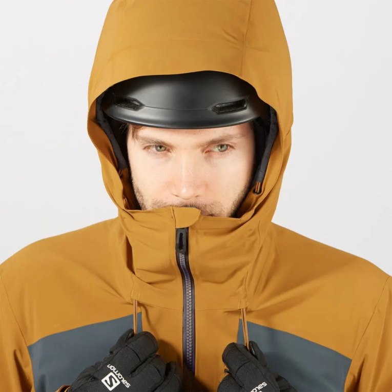 Chaquetas Aislantes Salomon Highland Hombre Amarillos | MX PXYK657